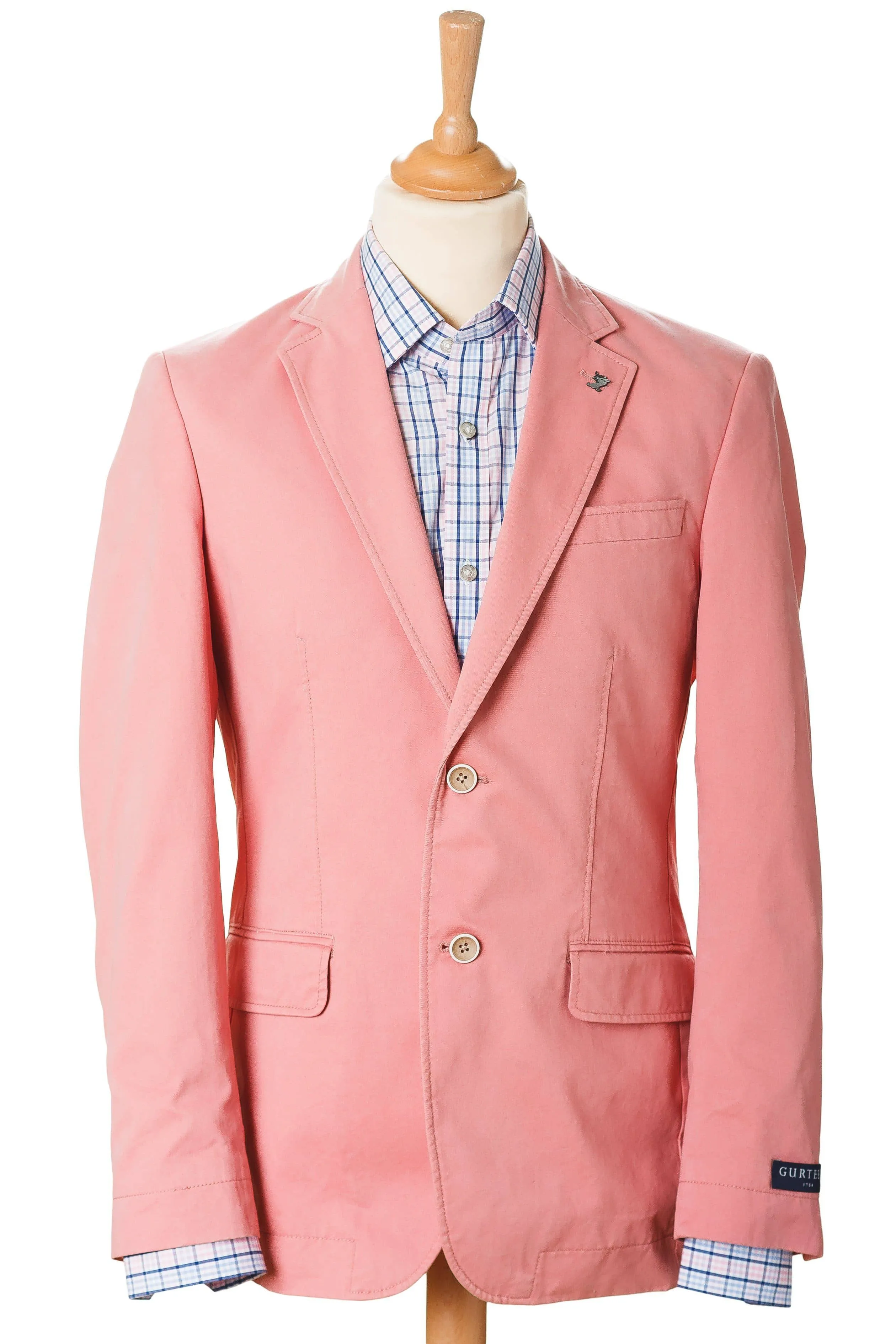 Veste Homme Rose Corail 100% Coton
